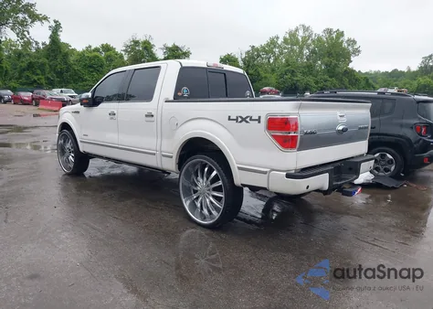 2013 Ford F-150 Platinum z USA, uszkodzony, nr VIN 1FTFW1ETXDFB20554